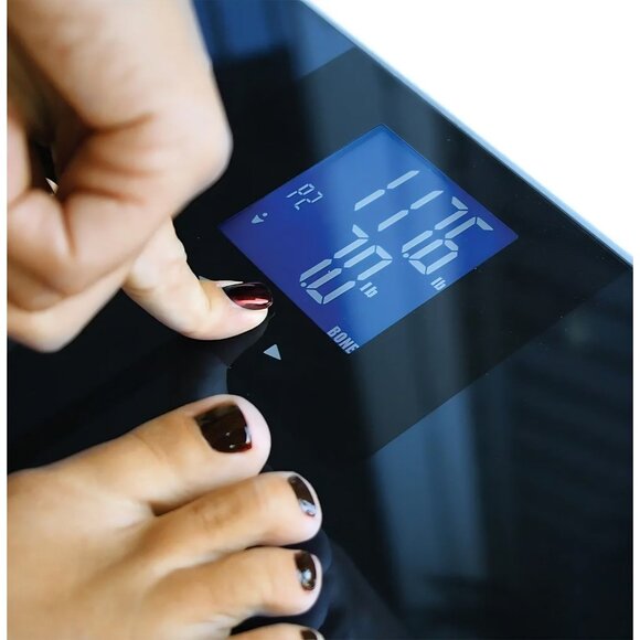 Eat Smart Digital Body Fat Scale with Auto Recognition Technology Black - Picture 2 of 9